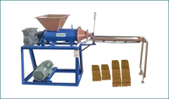Cow Dung Log Machine